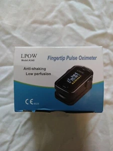LPOW Fingertip Pulse Oximeter Model A340 - OPEN BOX - Picture 1 of 3
