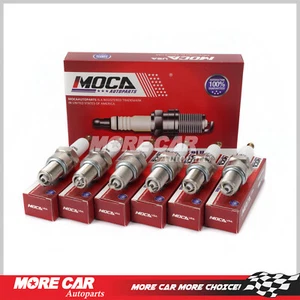 6pcs Spark Plugs for Audi Volkswagen Volvo BMW Dodge Nissan Saab Subaru Porsche - Picture 1 of 12