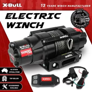 X-BULL Upgrade Electric Winch 12V 3000LBS 5000LBS 6000LBS ATV UTV Boat Trailer - Picture 1 of 40