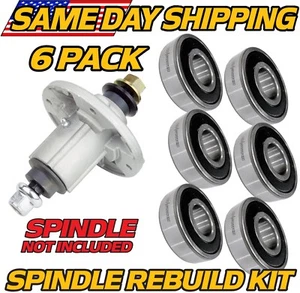 (6 Pack) Spindle Rebuild Bearing Fits John Deere LA100 LA105 LA115 LA145 LA140 - Picture 1 of 5