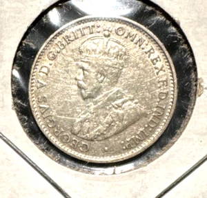 Australia 1934 tres peniques KM 24 VF+ - Imagen 1 de 2