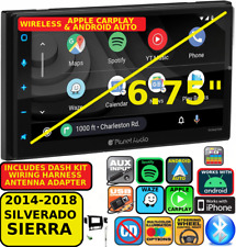2014-18 Silverado / Sierra Wireless Apple Carplay Android Auto Navigation Stereo