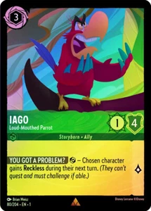 Lorcana COLD FOIL Jago - Loud-Mouthed Parrot - The First Chapter # 080 - Bild 1 von 1