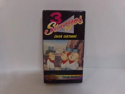 The Three Stooges (VHS) Cartoons UAV Video Classic tape (Color) #3018 - Image 1 of 4