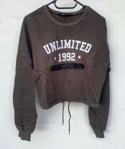 Erwachsenen Teenie Damen Sweat Pullover Hoodie Gr.L Wie Neu Fishbone sister 1202 - Picture 1 of 3