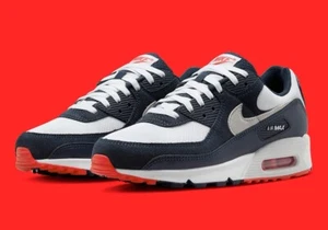 Nike Air Max 90 Obsidian Blue/White Mens Size US 8-13 Casual Sneakers New✅ - Picture 1 of 7