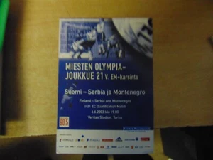 UEFA U21 Champs Qual 2002/3 Finland v Serbia & Montenegro @ Turku - Picture 1 of 1