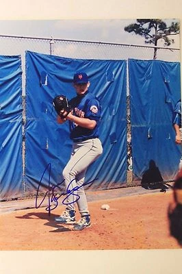 Jason Isringhausen NY Mets Prospect Autographed Minors Signed 8x10 Photo 16J - Image 1 of 3