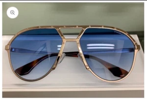 EYECON 87 Custom Alpina Style Aviator. Designer Gold on Gold 62mm Sunglasses - Picture 1 of 10