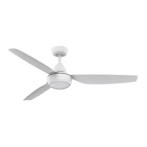 IXL Aeroflow Winglide 132cm 52 Inch AC Ceiling Fan with LED in White 42223 - Picture 1 of 2