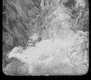 c1900 Grand Canyon Yellowstone National Park Magic Lantern Glass Slide - Picture 1 of 3