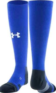 pairs UNDER ARMOUR Youth UA TEAM Cushioned Over T Calf Socks Royal 8.5K -13 - Picture 1 of 5