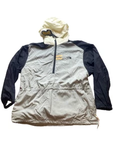 Vintage The North Face Jacke Erwachsene Large grau schwarz Hoodie Windbreaker Gorpcore Herren - Bild 1 von 16