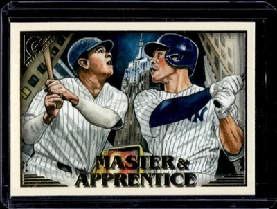 2019 Topps Gallery Babe Ruth Aaron Judge Master & Apprentice #MA-RJ - Image 1 of 2