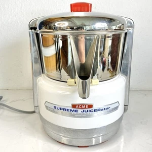 ACME Supreme JUICERATOR Model 6001 4.8 Amp Heavy Duty Fruit Vegetable Juicer - Picture 1 of 14