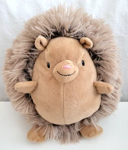 Peluche redondo Kmart Anko Hedgehog 8" marrón peludo 2018 juguete de peluche suave se sienta 20 cm - Imagen 1 de 7