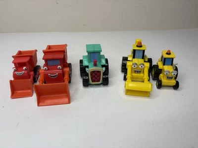 Lote De 6 Vehículos De Colección Bob The Builder Hasbro HIT Muck Travis Scoop LEER Foto 1 de 4