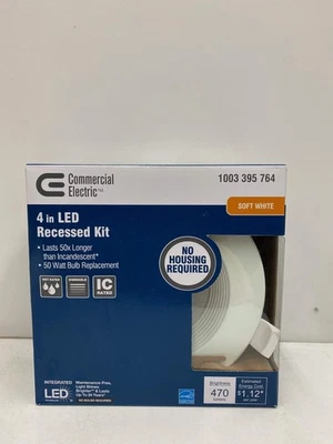 Eléctrico comercial 4 pulgadas Kit empotrado LED - blanco suave Foto 1 de 4
