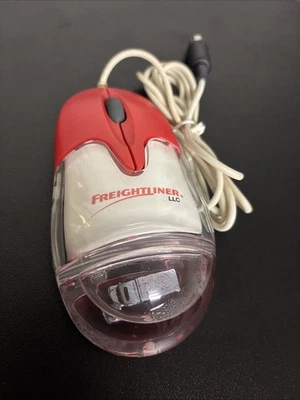 Vintage Aqua Computer Mouse Water Filled Freightliner Llc Track Ball Y2K - Image 1 of 4