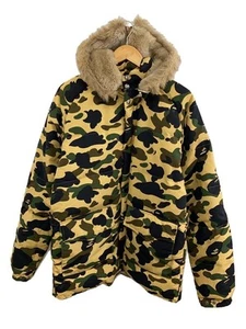 A BATHING APE down Jacket green L Used - Picture 1 of 5