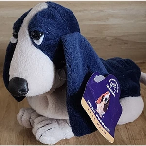 Hush Puppies Beanbag Plush Basset Hound Applause Dog W/ Tags 5" Bunting Blue - Picture 1 of 10