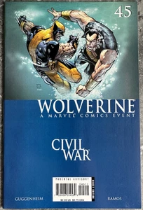Cómics de Marvel de Wolverine #45 Civil War, X-Men, X-Force, Humberto Ramos - casi nuevo 2006 - Imagen 1 de 12