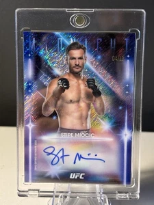 Stipe Miocic Auto Topps Midnight 2025 UFC /12 - Picture 1 of 2