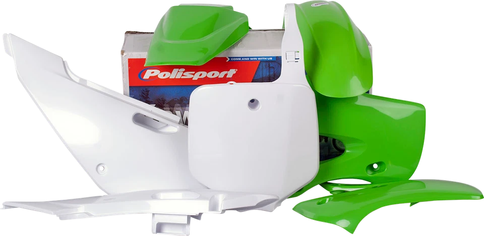 Kit plástico Polisport 90056 05 verde 02-09 Kawasaki KLX 110 Foto 1 de 1