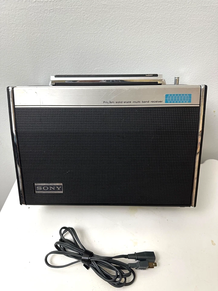 Receptor SONY 9Bandas AM/FM/AIR/PSB/LW/SW 1-5/BFO Modelo CRF-5090, Probado/Funciona... Foto 1 de 4