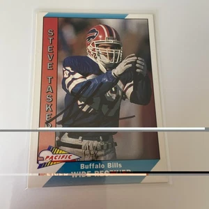 1991 Pacific - Steve Tasker #32 Autographed - Picture 1 of 3
