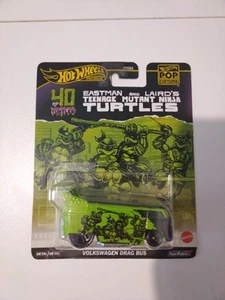Hot Wheels Premium Pop Culture Tmnt Volkswagen Drag Bus - Picture 1 of 6