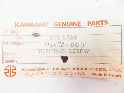 NOS KAWASAKI 1968-1975 BRUSHING NET SCREW F3 F4 F6 F9 F11 41070-004 QTY 2 Foto 1 de 4