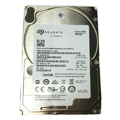 Seagate 4TB ST4000LM016 5400RPM SATA3 2.5" HDD Hard Drive 128MB Cache 15mm - Image 1 of 2
