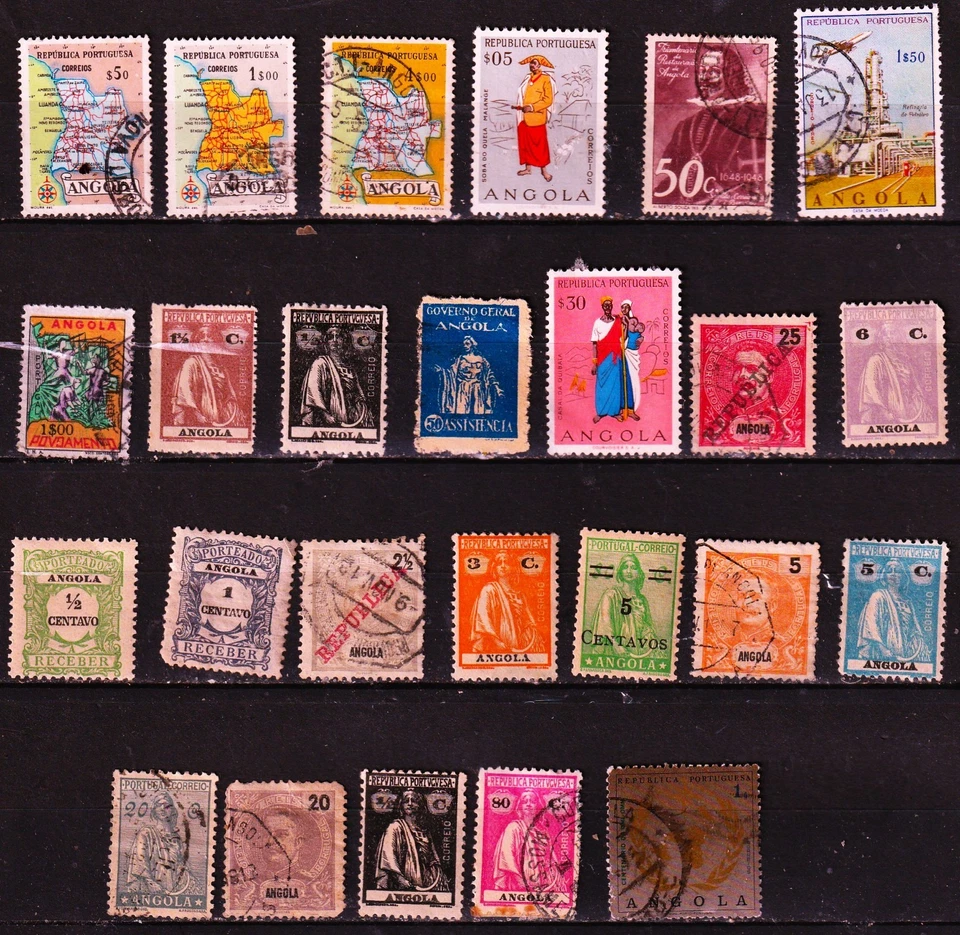 ANGOLA: sujets divers 25 timbres ,PIM 4516 - Photo 1/1