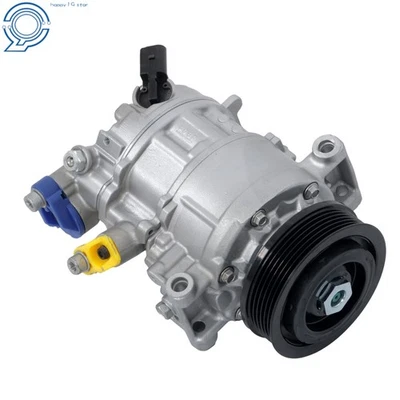 A/C AC Compressor w/Clutch for Audi A4 17-20 L4 2.0L Q7 18-20 A6 16-18 8W5816803 - Image 1 of 4