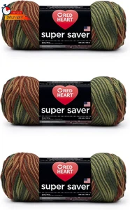 Red Heart Super Spargarn, 3er Pack, Herbst 3 Stück - Bild 1 von 10