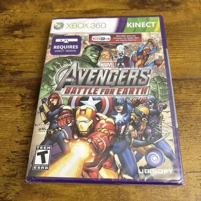 Marvel Avengers Battle for Earth (Xbox 360, 2012) Toys R Us Exclusivo NUEVO - LEER Foto 1 de 4