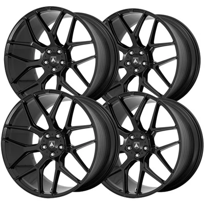 (4) Asanti ABL-27 Dynasty 20x8.5 5x108 +38mm Gloss Black Wheels Rims 20" Inch — 第 1/4 张图片