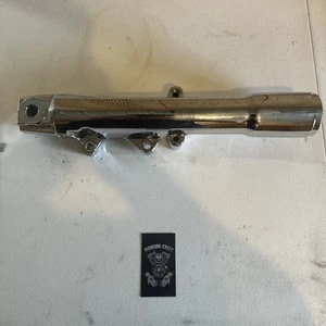 HARLEY DAVIDSON CHROME LEFT FORK LOWER G576-SA SOFTAIL FXS FXST - Zdjęcie 1 z 5