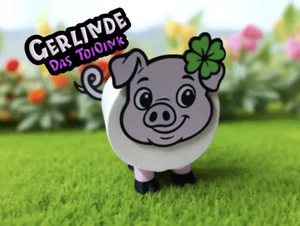 ToiOink Gerlinde Toilettenpapierhalter Schwein Klopapier - Bild 1 von 2