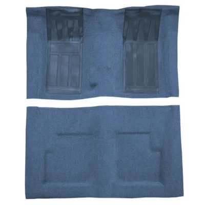Alfombra para Ford Torino GT 70-71 2 puertas convertible 4 velocidades con 2 insertos azul medio Foto 1 de 4