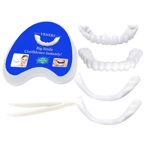 Denture Fake Teeth Whitening Teeth Between Artificial Teeth Model Dentures Set - Picture 1 of 8
