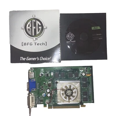 BFG NVIDIA GeForce 8400GS 512MB DDR2 PCIe Game Graphics Video Card BFGR84512GSE - Image 1 of 3