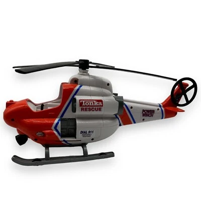 2000 Rescue Chopper Electronic Helicopter Vintage Tonka Toys Chopper Works - Image 1 of 4