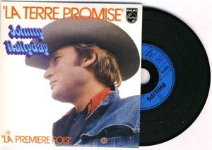 CD SINGLE JOHNNY HALLYDAY ╪ LA TERRE PROMISE ╪ ( 45t. Réplica de 1975 ) - Picture 1 of 1