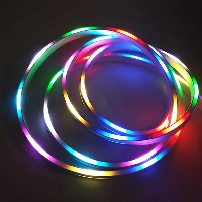 5V 2M SK6812 3528 RGBIC LED Pixel Neon Tube Belt Strip Light Addressable Dream - Image 1 of 4