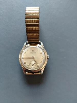 Vintage Ingersoll Small Seconds Watch Hand Wind Fixoflex Gold Rolled - image 1 of 4