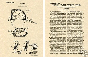 CASCO DE FUEGO CAIRNS 1926 PATENTE DE EE. UU. ¡IMPRESIÓN ARTÍSTICA ¡LISTO PARA ENMARCAR! Águila de lucha FDNY - Imagen 1 de 1