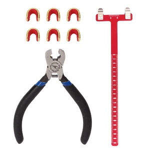 Bow String Nocking Points Pliers Strings Knock Set T Shape Bow Square Ruler - Picture 1 of 16