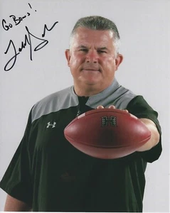 TODD GRAHAM Signed 8 x 10 Photo HAWAII RAINBOW WARRIORS Football Coach GO BOWS! - Picture 1 of 1